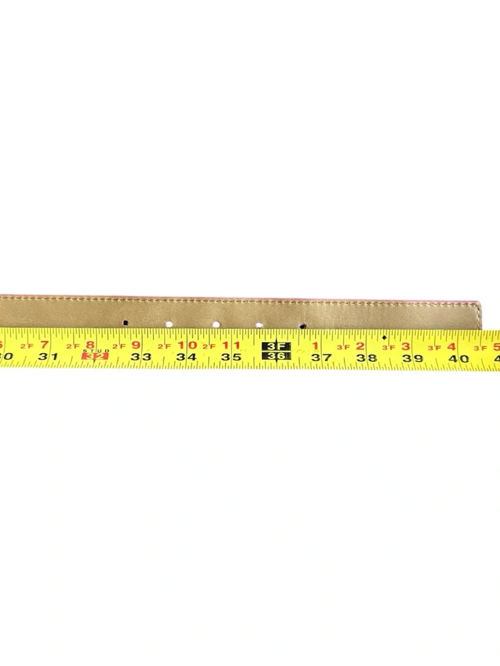 Talbots Pretty in Pink Belt| Gold Hardware| Preppy Belt M